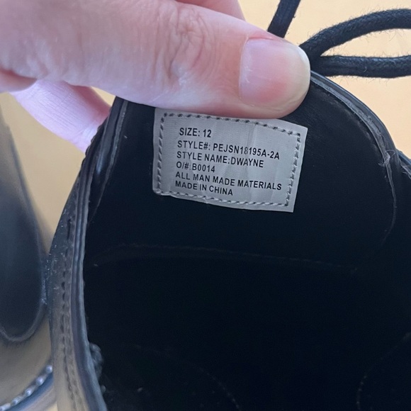 Perry Ellis Men’s Oxfords Black Size 12 - Picture 10 of 13